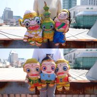 หมอนอิง แบน Tossakan ยักษ์ทศกัณฐ์ &amp; Hanuman หนุมาน &amp; นางสีดา &amp; พระราม &amp; พระลักษณ์ 20นิ้ว รามเกียรติ์ วรรณคดีไทย ทศกัณฐ์ บริการเก็บเงินปลายทาง สำหรับคุณ