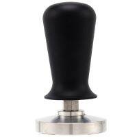 【SALE】 oritfloungor1983 51Mm Black Espresso Tamper With Stainless Steel Calibration Barista Flat Coffee Bean Press