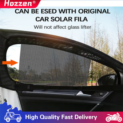 Hozzen 43*38ซม.2Pcs แผ่นกรองแสงติดรถยนต์ฤดูร้อนรถหน้าต่าง-Shun ฟิล์มบังแดดกระบังแสง,รถสีดำความร้อนฉนวนกันความร้อน Anti-Shun Light-ส่ง Sunshade