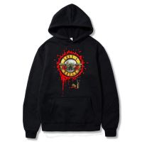 Guns N Roses Hoodies Music Hard Rock Band Print Streetwear Men Women Oversized Sweatshirts Hoodie Pullover Tracksuits Clothing