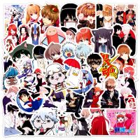 ∋❈✣ 10/30/50pcs GINTAMA Anime Stickers Sakata Gintoki Kagura Cartoon Decals Decals Skateboard Car Phone Cute Kids Toys Sticker Pack