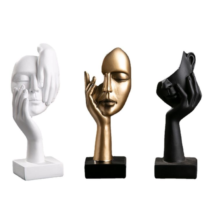 office-home-decor-abstract-statue-desktop-ornaments-sculpture-figurines-face-character-nordic-light-luxury-art-crafts
