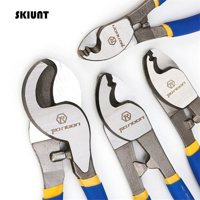 SKIUNT 6-10 Inch Electrician Cutting Pliers Large Clamp Rubber Handle Cutting Cable Diagonal Pliers Wire Stripper Repair Tools