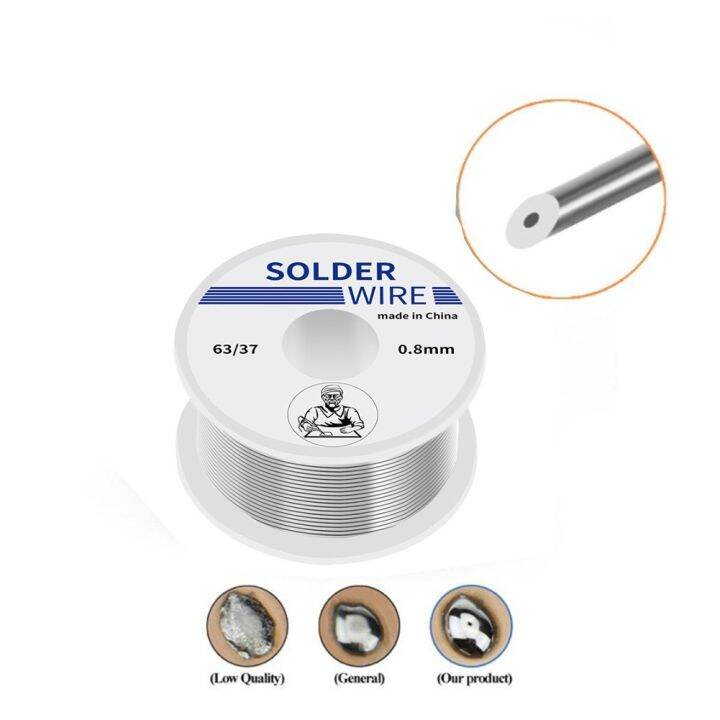Tin Solder Wire Rosin Core Solder Wire 0.8mm 2 Flux Reel Solder Wire