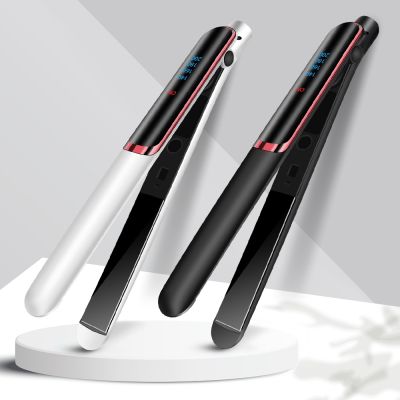 【CW】 Negative Ion Hair Flat Iron 2 In 1 Fast Straight Curling Curl