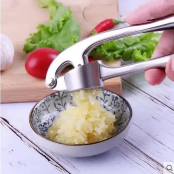 Zinc Alloy Garlic Press Peeler Tools Garlic Twister Manual Garlic