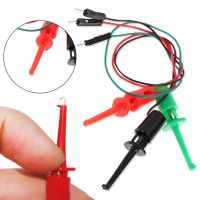 3pcs Hook Type Test Clip Probes Instrumentation for Electronic Testing Transistor Tester with Male Head DuPont Line Repair Tools