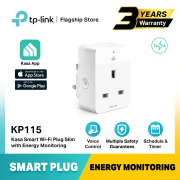 Kasa Smart Wi-Fi Plug Slim with Energy Monitoring