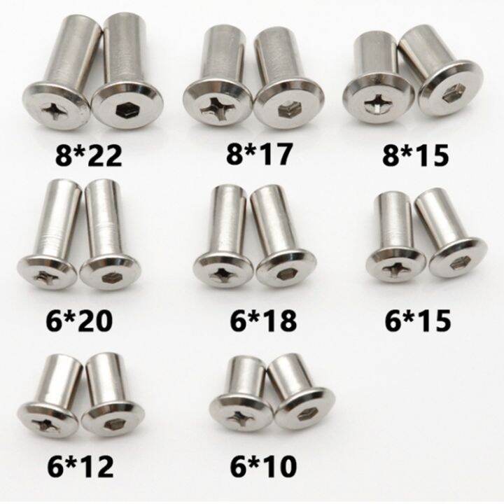 M6 M8 Hexagon/Phillips Head Butt Drive Furniture Connector Cap Nuts Flat inverted furniture lock