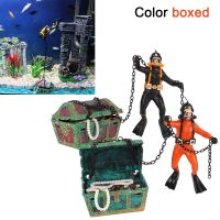 【CC】▫♤  Seahorse Pneumatic Aquarium Decorated Hunt Frogman Landscape Diver Chest 2 Color