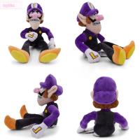 LZYBIM ลูอิจิซุปเปอร์มาริโอ้ Waluigi ของเล่นตุ๊กตาซูเปอร์มาริโอหมอนอะนิเมตุ๊กตาของขวัญวันเกิดคริสต์มาสหมอนนุ่ม