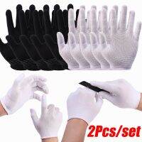 2PCS Nylon Safety Working Gloves Cut Resistant Gloves Working Protective Glove For Mechanical Construction Household Cleaning