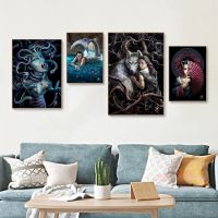 Classic Movie Watermark Painting Game Character Poster and Printing Bedroom Home Decoration Mural Gift