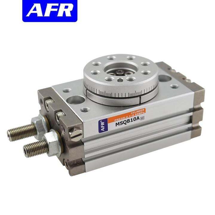 The rotating table/rack&pinion cylinder MSQB10A With intemal shock