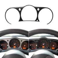 Speedometer Sticker Surround Adhesive Tape Black Carbon Fiber Car Dashboard Sticker for Nissan 350Z 2006-2009 Accessories