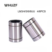 【HOT】✺✧ 4/6pcs LM3UU LM4UU LM5UU LM6UU LM8UU Linear Bushing parts Bearings 3-8mm 2020 Brand New