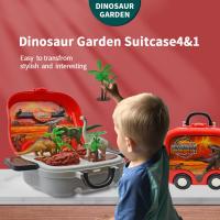 Portable Dinosaur Suitcase Toy Children Learning Education Lively Dinosaur Garden Toys Parent-child Interaction Gift For Kids