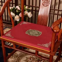 [COD] Mahogany cushion chair Chinese style dining solid furniture circle Taishi tea thickened