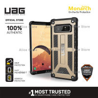 UAG Monarch Series Phone Case for Samsung Galaxy Note 8 with Military Drop Protective Case Cover - Gold