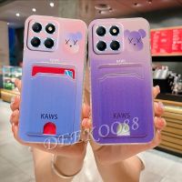 เคสโทรศัพท์มือถือสำหรับ Honor X6a X5 Plus 90 Lite Pro 5G 4G X5 + เคสกระเป๋าเก็บบัตรกันกระแทกฝาครอบโทรศัพท์ตัวปกป้องกล้องถ่ายรูป HonorX6a HonorX5 +