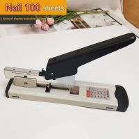 Large Capacity Paper Binding Stapler Heavy Duty Stapler Office Bookbinding Stapling Staples Hand Operated Stapler 100/240 Sheets Staplers Punches