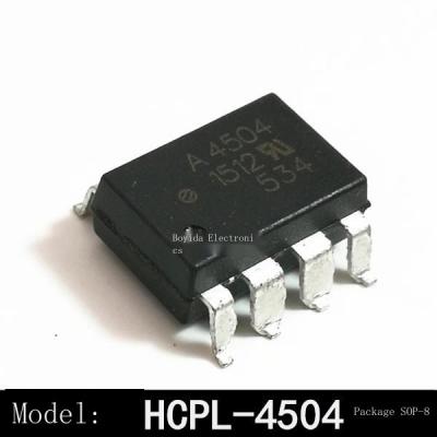 10Pcs SMD Optocoupler A4504 A4504V HCPL-4504V SOP8 HCPL-4504ใหม่เดิม