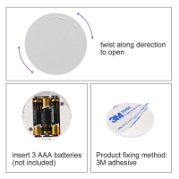 ร้อนสำหรับโคมไฟครัวไร้สายสัมผัสระยะไกล Dimmable โคมไฟพลังงานห้องนอนเซ็นเซอร์ควบคุมภายใต้บันไดไฟกลางคืนตู้แบตเตอรี่