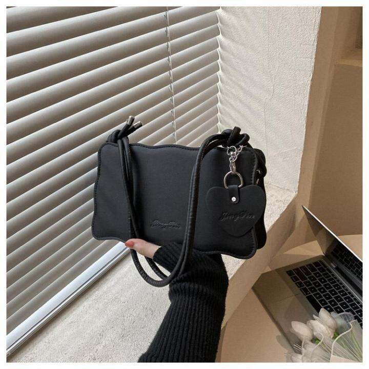 one-shoulder-bag-western-style-high-quality-bag-female-2023-trendy-new-casual-solid-color-simple-biscuit-bag