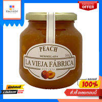 ลาเวียฮาฟาบริกา สเปรด พีช350กรัมLAVIEJA FABRICA PEACH MERMELADA 350G