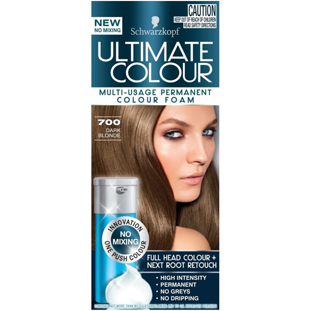 Schwarzkopf Ultimate Colour Multi Usage Permanent Hair Colour Foam 700