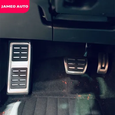Jameo Auto for Volkswagen VW Golf 7 MK7 8 7.5 MK7.5 GTI 2012 - 2023 Stainless Steel Gas Brake Dead Rest Pedal Protection Cover