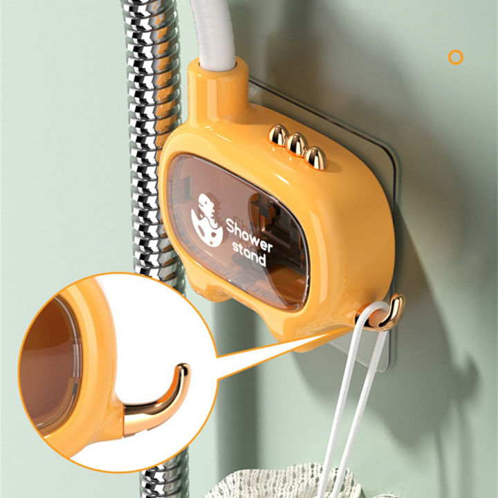 ที่วางฝักบัวห้องอาบน้ำแบบ-quicklink-ที่ปรับได้ตัวยึดหัวฝักบัวมีกาวในตัวพร้อมตะขอขาตั้งติดผนังในสปาในห้องน้ำชั้นวางฝักบัวแบบสากล