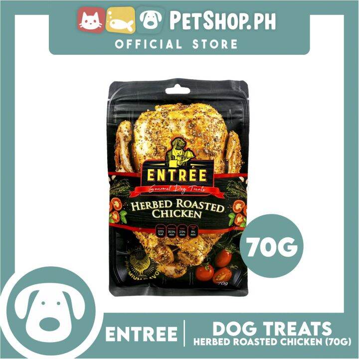 Entrée Gourmet Herbed Roasted Chicken Dog Treats 70g Lazada PH