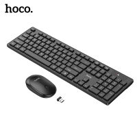 HOCO 2.4G Business Wireless Keyboard And Mouse Combo Russian English Protable Mini Multimedia Keyboard Mice Set For Laptop PC