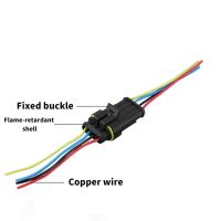 1/2/3/4/5/6 Pin Way Car Plug Wire harness for Car Motorcycle Waterproof Electrical Auto Connector Male Female Connector