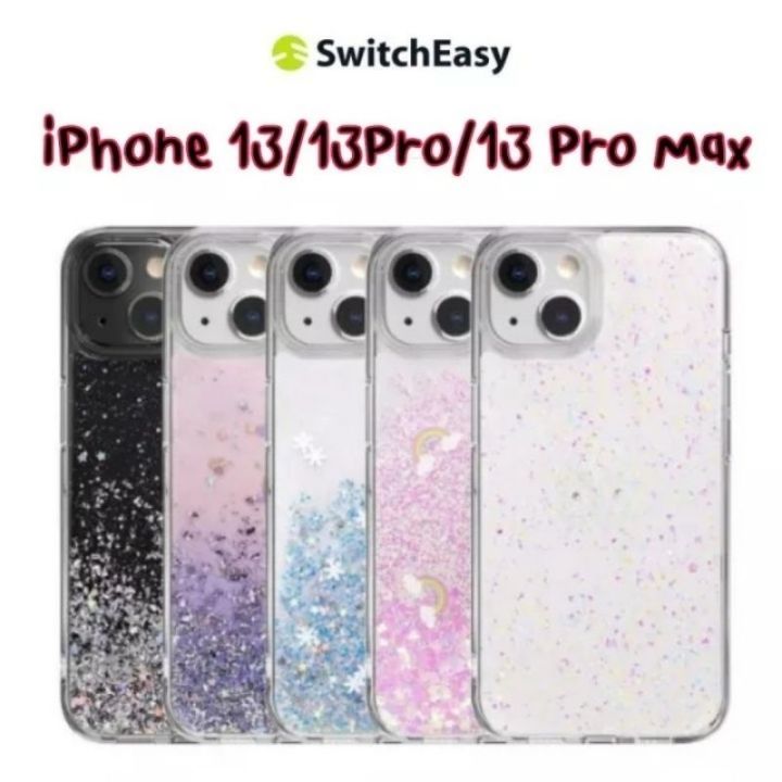 iphone13-switcheasy-เคสกากเพชร-starfield-glitter-resin-happy-park-unicorn-iphone-13-iphone-13-pro-m