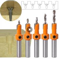 Professional Sink Hole Drill Head Countersink Woodworking Opener Cone Screw Reamer Bits Workmanship Counterbore Holes Dril Tool