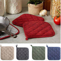 จุดอเนกประสงค์ผ้าฝ้ายที่จับหม้อทำอาหาร Square Potholders ทนความร้อนได้แผ่นร้อนตาราง Placemat ครัวเครื่องมืออุปกรณ์เบเกอรี่ สินค้าสปอต สินค้าสปอต A ของขวัญ ของขวัญ ของขวัญ gift gift