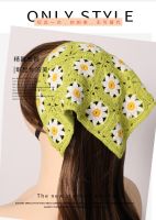 In the autumn of 2022 the new crochet knitting small fresh and fashionable bandages headbands hair bands elastic flowers