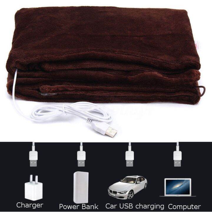 Car Home Electric Warming Heating Blanket Pad Shoulder Neck Mobile Heating  Shawl USB Soft 5V 4W Ourdoor Soft Heated Shawl | Lazada