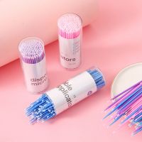 Nano cotton swab Eyelash Extension Cleaning Swabs Lash Lift Glue Remover Applicators Microblade Makeup Micro Brushes Tool