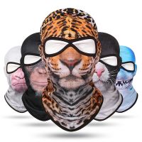 hotx 【cw】 Breathable Balaclava Animals Face Outdoor Cycling Motorcycle Helmet Cap Headgear