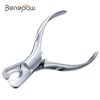 Benepaw มืออาชีพสแตนเลสสัตว์เลี้ยงกรรไกรตัดเล็บปลอดภัยคมทนทาน Nonslip จับสุนัขแมวกรงเล็บตัดลูกสุนัขกรูมมิ่ง