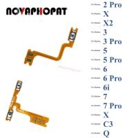 สําหรับ Oppo Realme 2 2pro X X2 3 3PRO X 5 5i C3 5PRO Q 6 6PRO 6i 7 7PRO Pro Power Off + ปุ่มลดระดับเสียง Flex Cable Ribbon