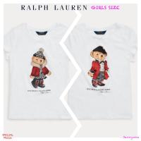 RALPH LAUREN HOLIDAY BEAR COTTON TEE ( GIRLS SIZE 7-16 YEARS )