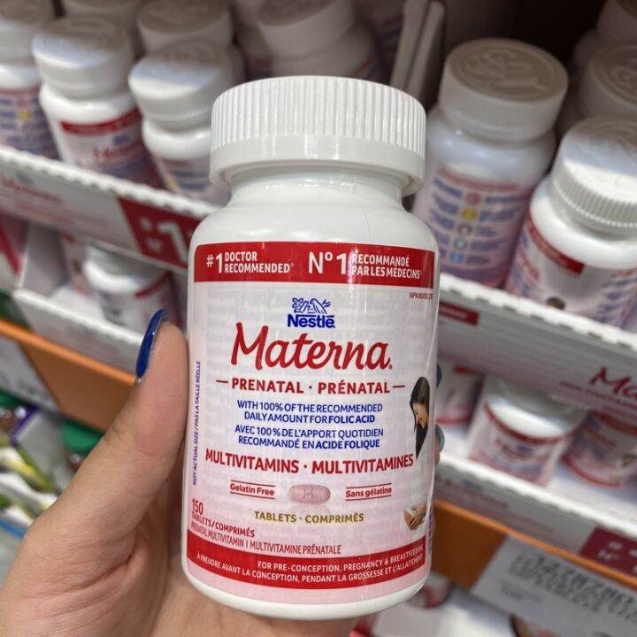 Spot Canada Nestle Materna Materna pregnant women's multivitamin