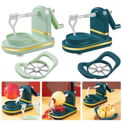 Multifunction Fruit Apples Peeler Machine Slicer Cutter Manual Rotating Peeler for Kitchen Peeling Apples Citrus Kitchen Gadgets Graters  Peelers Slic