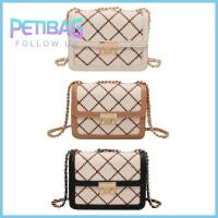 PETIBAG เล็กๆน้อยๆ เสื้อผ้าสำหรับผู้หญิง กระเป๋าถือแบบถือ ถุงใต้วงแขน กระเป๋าทรงสี่เหลี่ยม กระเป๋าแฟชั่นสำหรับผู้หญิง กระเป๋าสะพายไหล่เดียว กระเป๋า Crossbody