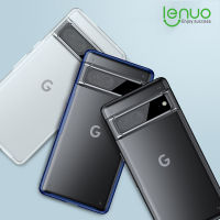 Lenuo เคส7A พิกเซลสำหรับ Google Pixel 7 / 7 Pro Pixel 7A,เคสป้องกันซิลิโคนที่ยืดหยุ่นกันกระแทก4มุม + ฝาหลังกึ่งโปร่งใสกระจกฝ้าพีซี