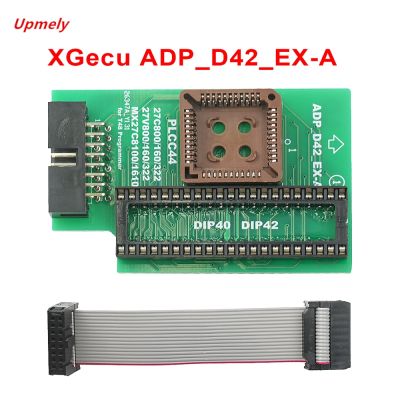 100% Original XGECU ADP_D42_EX-A Adapter with Black ZIF Socket for PLCC44 DIP42 27Cxxx 27Vxxx EEPROM for T48(TL866-3G) Calculators